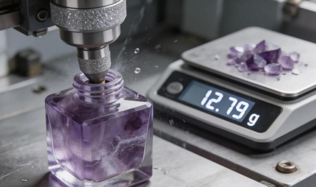 Natural Gemstone Crystal Bottles