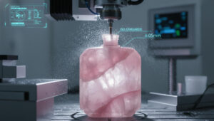 rose quartz perfume bottle production